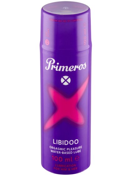 Stimulační vodní lubrikační gel Primeros LIBIDOO  100 ml