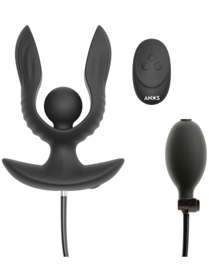 Nafukovací vibrační roztahovací anální kolík ANOS