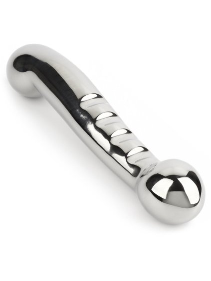 Oboustranné kovové dildo Elegant Eleven  17,5 cm