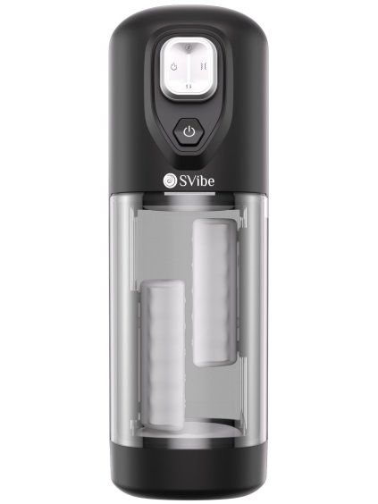 Hřejivý třecí a vibrační masturbátor SVibe Ikon Volt