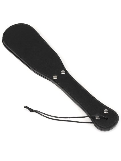 Dvojitá plácačka z recyklované kůže Liebe Seele Black Bond