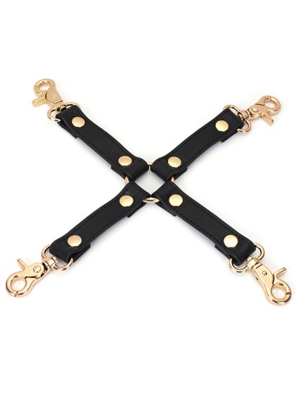 Kožený poutací kříž Liebe Seele Dark Secret