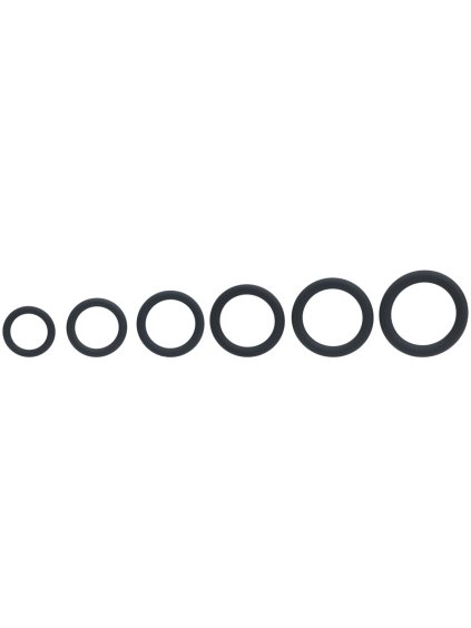 Sada tenkých erekčních kroužků Levelz  6 ks