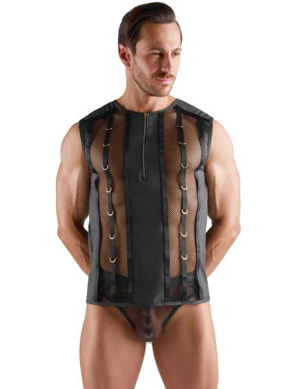 Wetlook pánské tričko s ozdobnými kroužky Svenjoyment (Velikost S)
