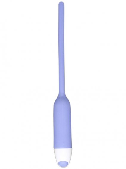Vibrační silikonový dilatátor pro ženy  6 mm (modrý)