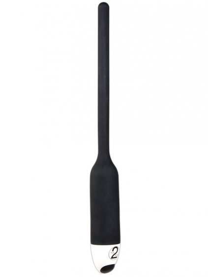 Vibrační silikonový dilatátor, 8 mm  (černý)