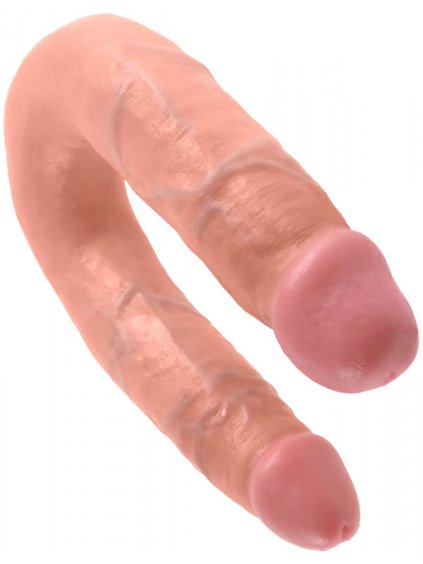 Dvojité realistické dildo Pipedream King Cock Medium Double Trouble  26 cm