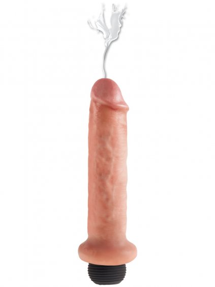 Stříkající realistické dildo Pipedream King Cock 7"  21,6 cm