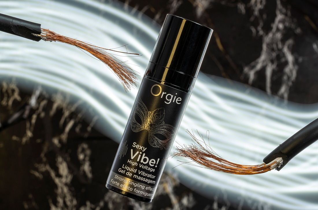 Stimulační gel s vibračním efektem Orgie Sexy Vibe! High Voltage  15 ml