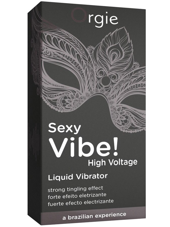 Stimulační gel s vibračním efektem Orgie Sexy Vibe! High Voltage  15 ml
