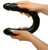 Oboustranné dildo Ultra-Dong, černé  (43 cm)