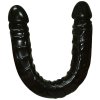 Oboustranné dildo Ultra-Dong, černé  (43 cm)