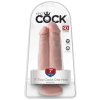 Realistické dildo Pipedream King Cock Two Cocks One Hole 7"