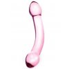 Oboustranné skleněné dildo Gläs Double Trouble Purple Dildo