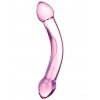 Oboustranné skleněné dildo Gläs Double Trouble Purple Dildo