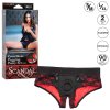 SCANDAL kalhotky s otevřeným rozkrokem/univerzální harnes + dildo