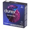 Vroubkované hřejivé kondomy Durex Intense  3 ks