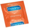 Hřejivý a vroubkovaný kondom Pasante Warming  1 ks