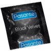 Širší kondom Pasante Black velvet  černý, 1 ks