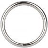 Kovový erekční kroužek Silver Ring (Velikost malý (S))