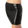 Latexová minisukně LATE X, černá (Velikost S)