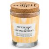 Afrodiziakální masážní svíčka MAGNETIFICO  Enjoy it! Orange and cinnamon