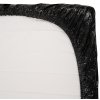 Lakované napínací prostěradlo s gumou  (220 x 220 cm), černé