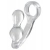Anální kolík s kroužkem na penis a varlata  (anal lock) TOYJOY
