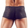 Průsvitné pánské boxerky s natištěným abstraktním motivem