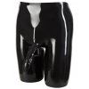 Latexové šortky s kapsou na penis a varlata LATE X