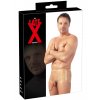 Transparentní latexové boxerky s kapsou na penis a varlata LATE X
