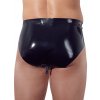 Latexové pánské slipy s vnitřním nafukovacím análním kolíkem LATE X