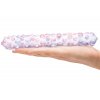 Skleněné dildo Gläs Purple Rose Nubby  18 cm