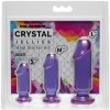 Sada análních kolíků Crystal Jellies Anal Starter Kit  3 ks