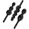 Sada análních kolíků Satisfyer Booty Call Black  3 ks