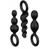 Sada análních kolíků Satisfyer Booty Call Black  3 ks