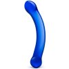 Oboustranné skleněné dildo Gläs G-spot Blue
