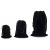 Dárkový sametový pytlík - černý  různé velikosti