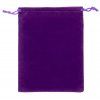 Dárkový sametový pytlík - fialový (Velikost 9 x 12 cm)