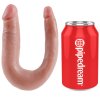 Dvojité realistické dildo Pipedream King Cock Small Double Trouble  15 cm