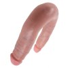 Dvojité realistické dildo Pipedream King Cock Small Double Trouble  15 cm