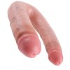 Dvojité realistické dildo Pipedream King Cock Large Double Trouble  21 cm