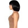 Paruka s ofinou Short Natural Bob  černá, krátká (mikádo)
