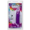 Dildo s varlaty a přísavkou Doc Johnson Crystal Jellies 7"  19,5 cm