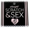 Erotické stírací losy pro páry Straight SCRATCH & SEX