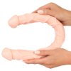 Oboustranné realistické dildo Nature Skin Double Dong  45,8 cm
