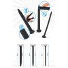 Silikonové vroubkované dilatátory Screw Dilator Set  sada 3 ks