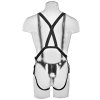 Dutý připínací penis 10" Hollow Strap-On Suspender System