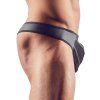 Lesklá pánská tanga s průsvitnou kapsou na penis Svenjoyment (Velikost S)