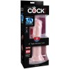 Realistické dildo King Cock Plus Triple Density 8"  23 cm